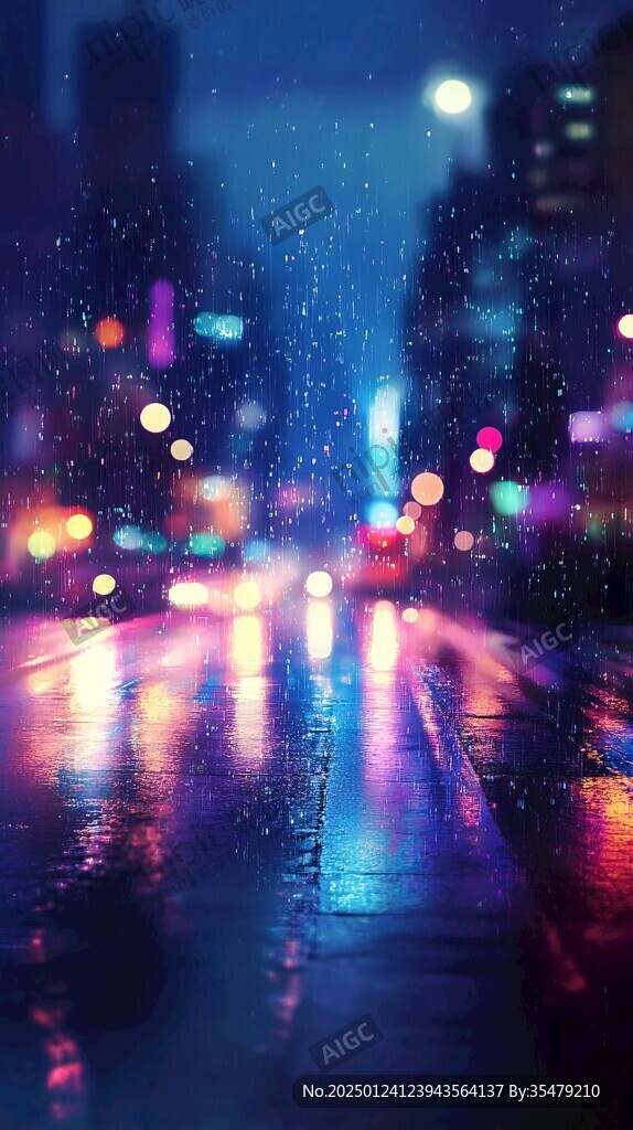 唯美雨景