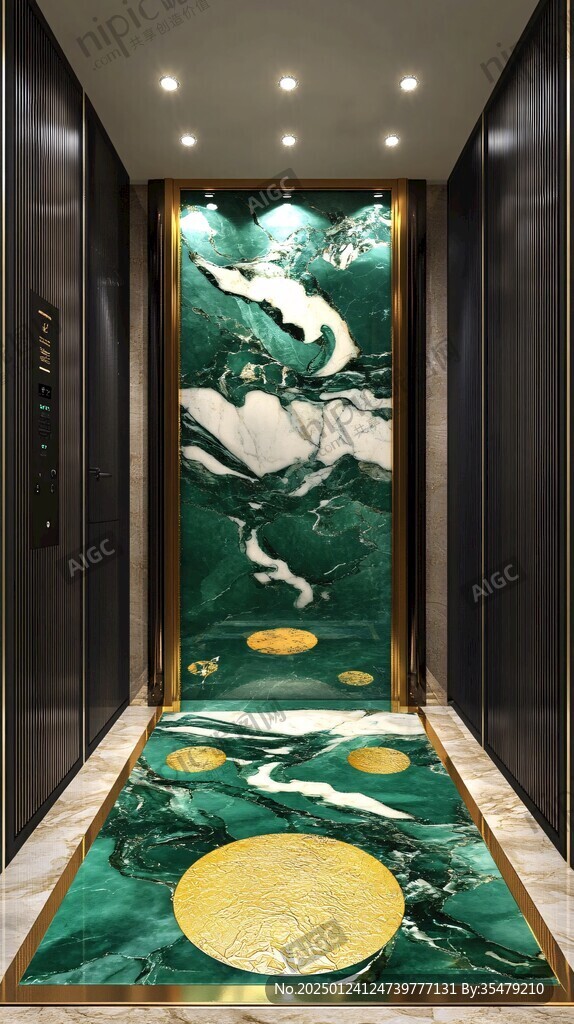 酒店地板畫
