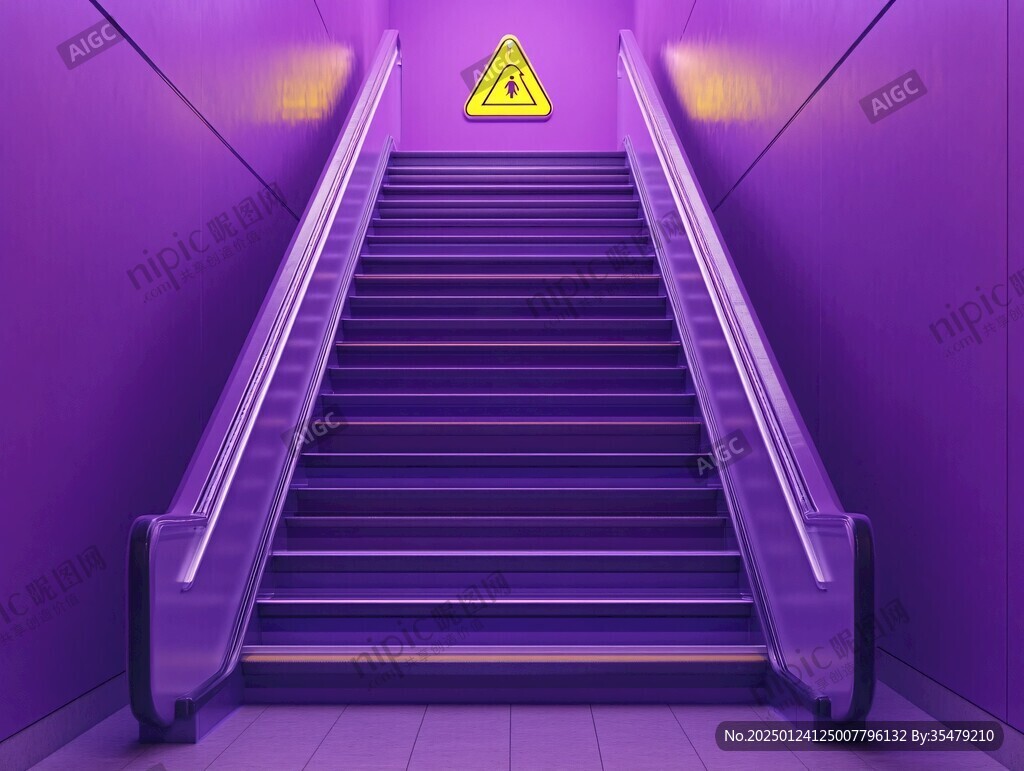 紫色過道
