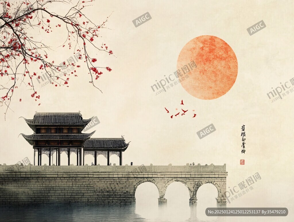 古橋插畫