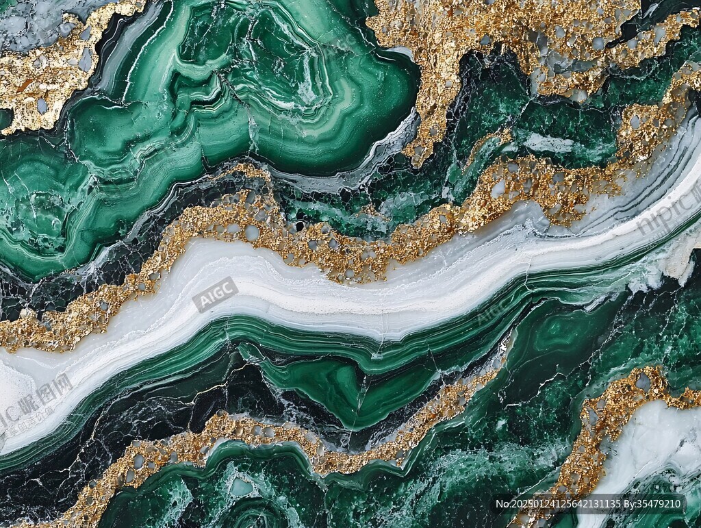 彩綠色大理石背景