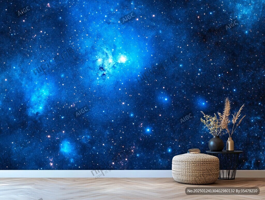 宇宙銀河系背景墻