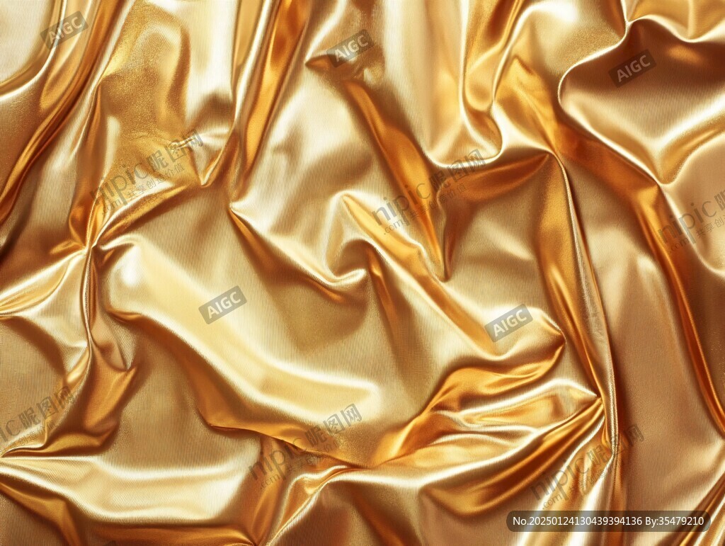 金色緞布綢布花紋