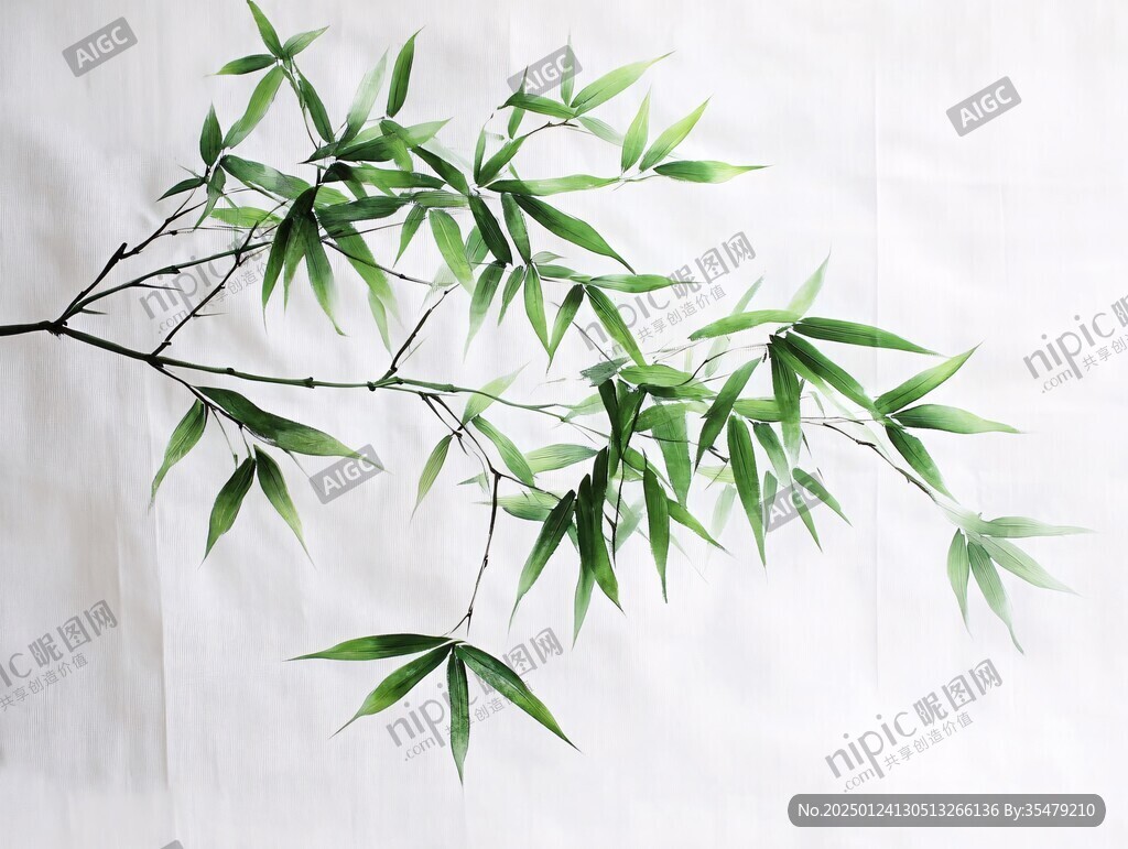 仿真竹葉