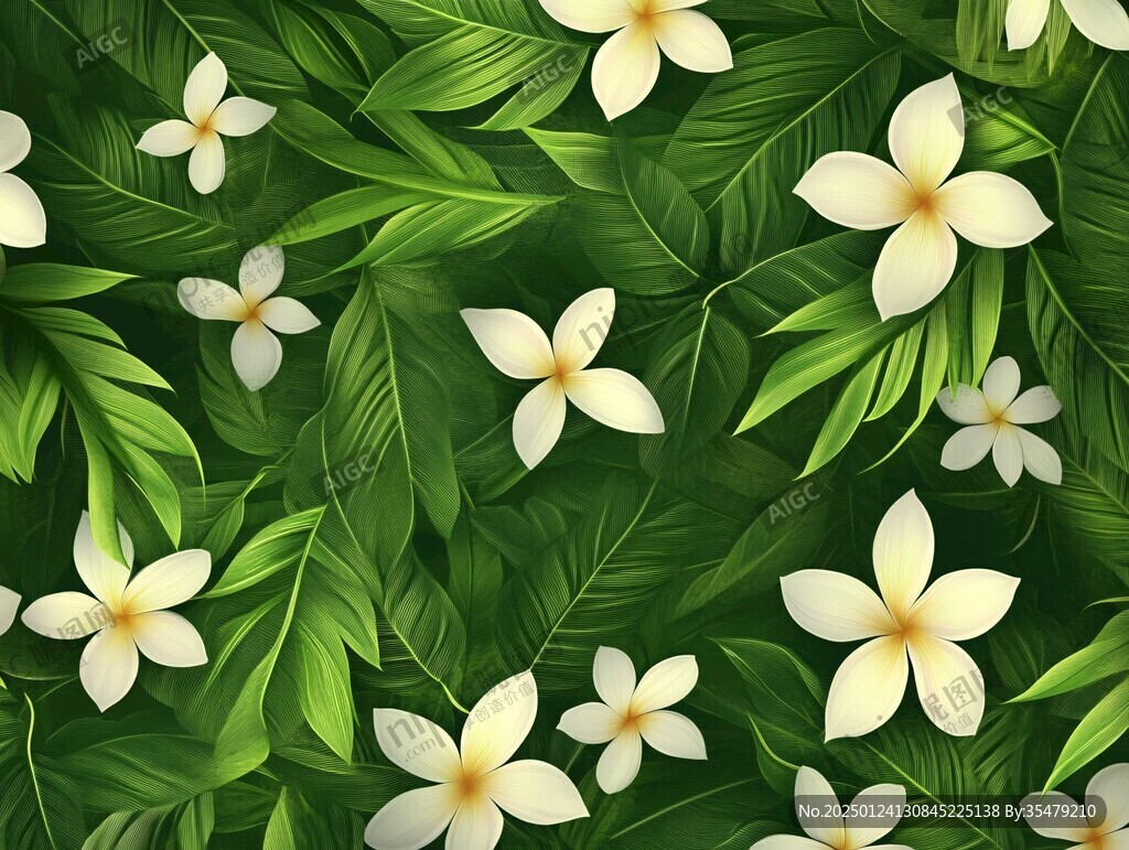 綠葉雞蛋花