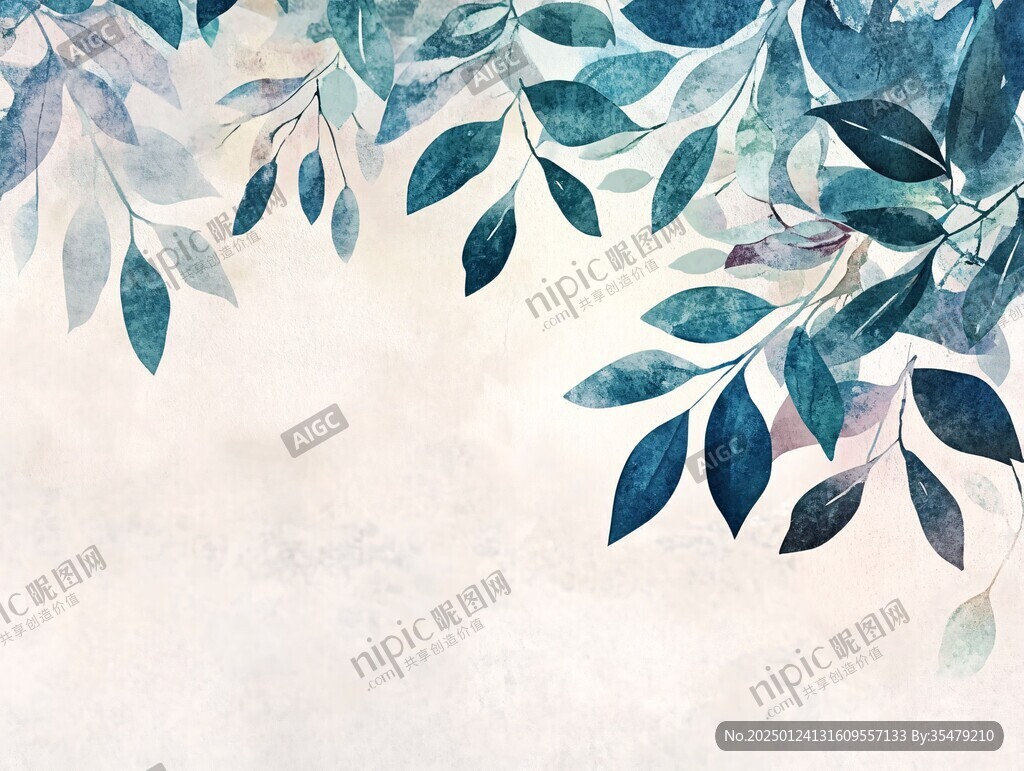 水彩底圖水彩淡彩效果