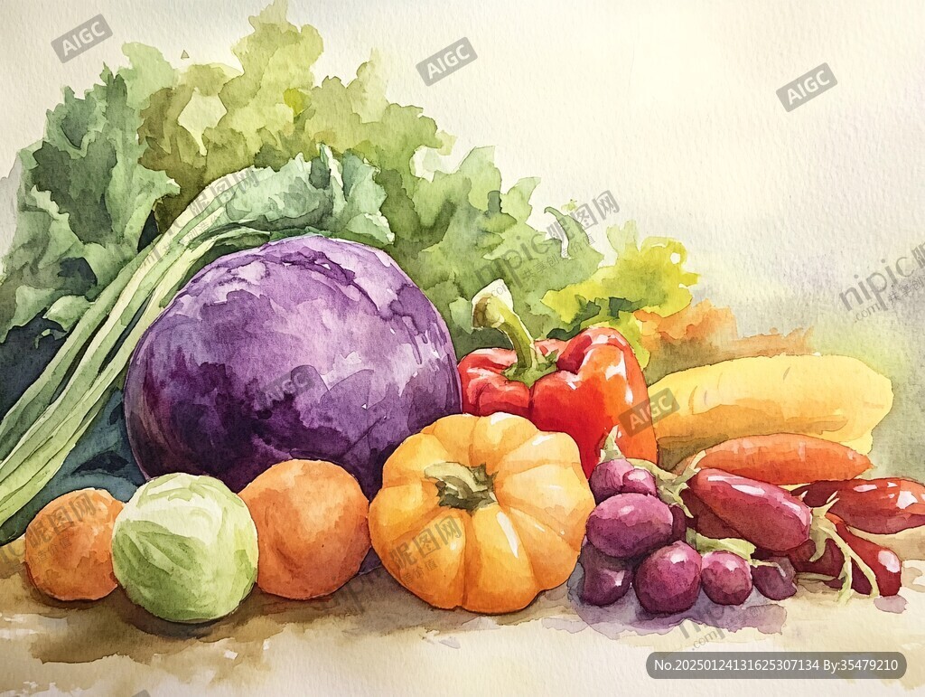 蔬果插畫