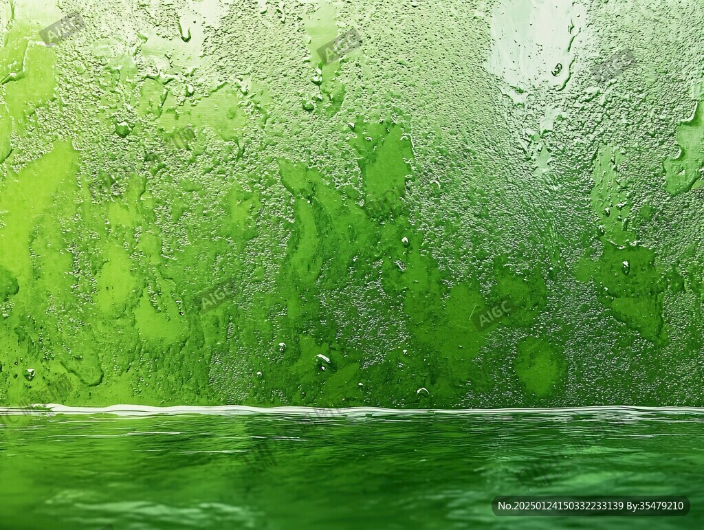 綠色水澡背景