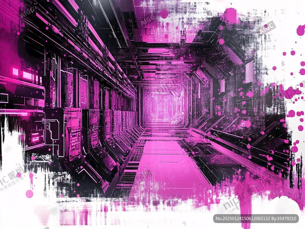 粉紫色科技