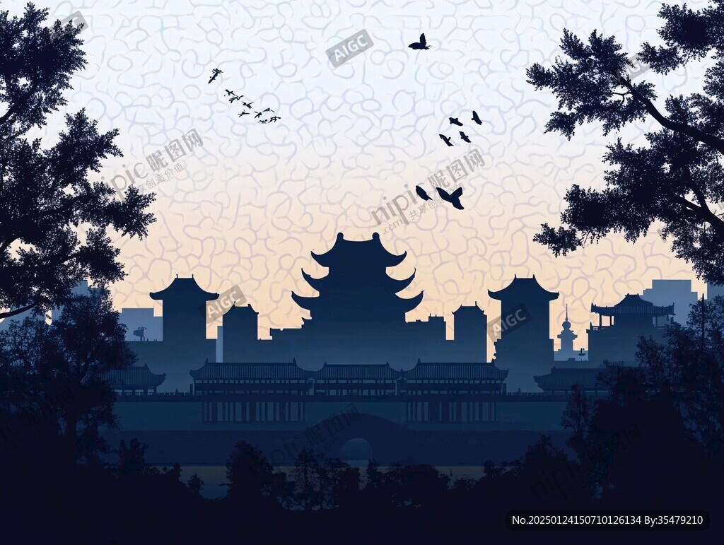 雞鳴閣背景