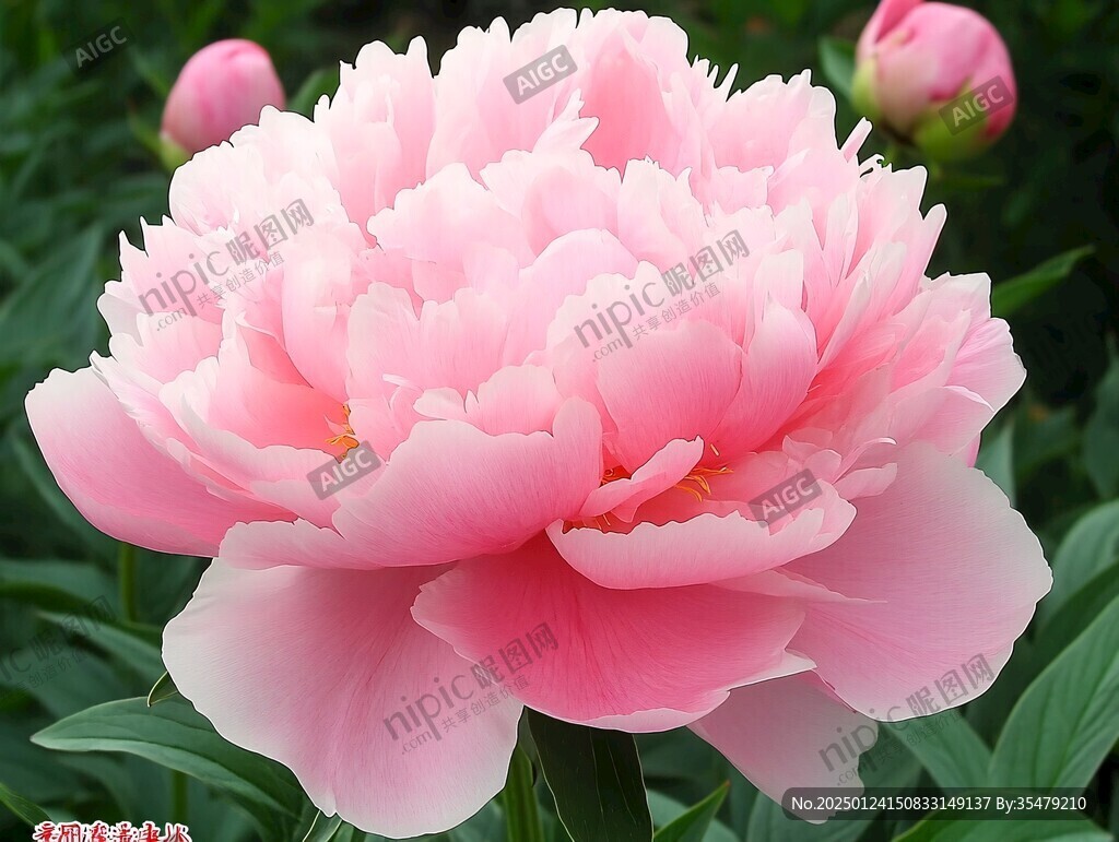 妖艷芍藥花