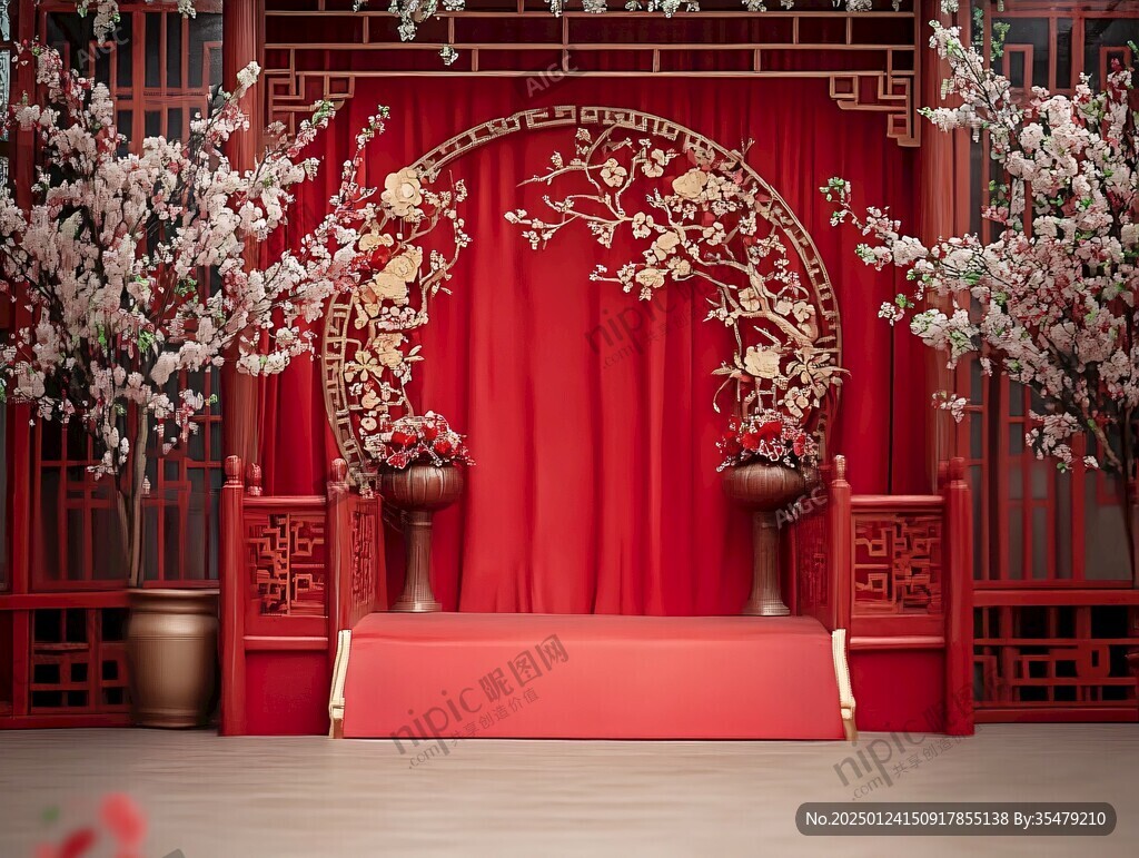 喜堂場景