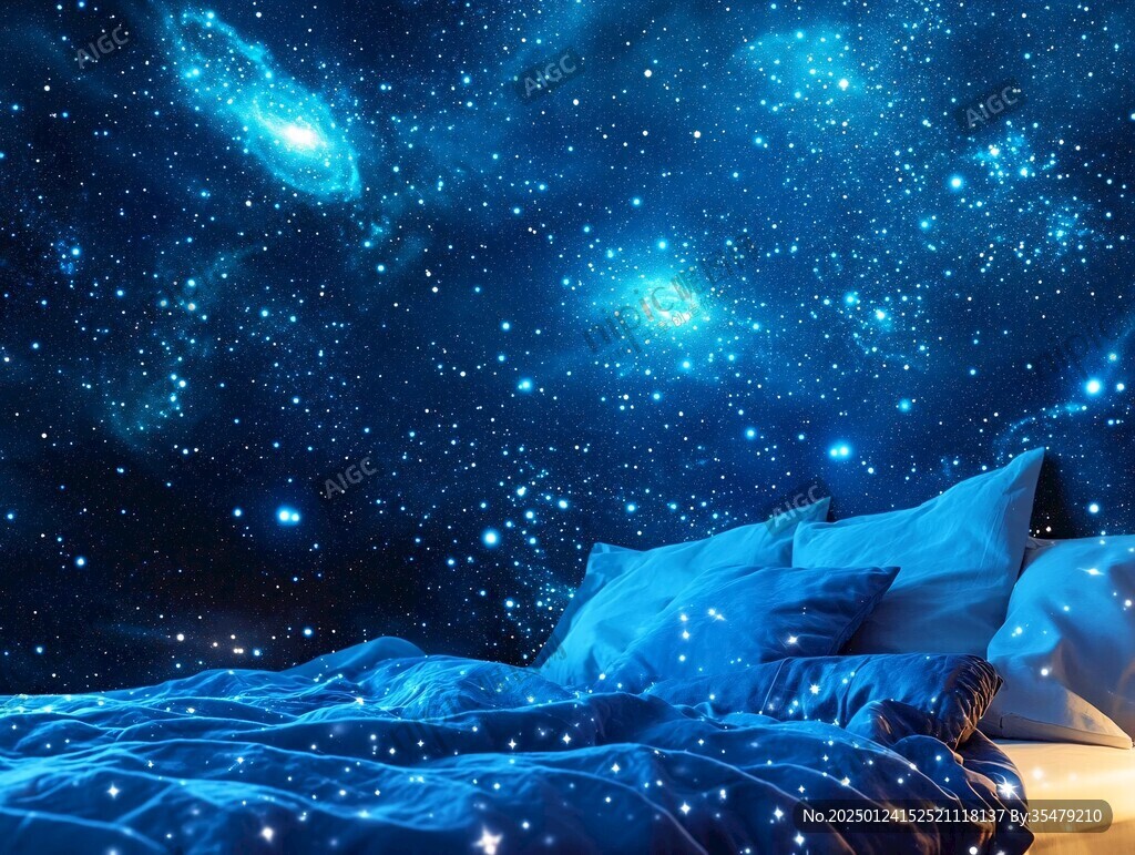 夢幻床頭背景
