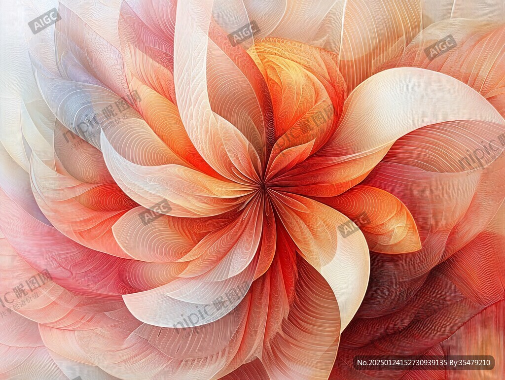 3d立體花壁紙