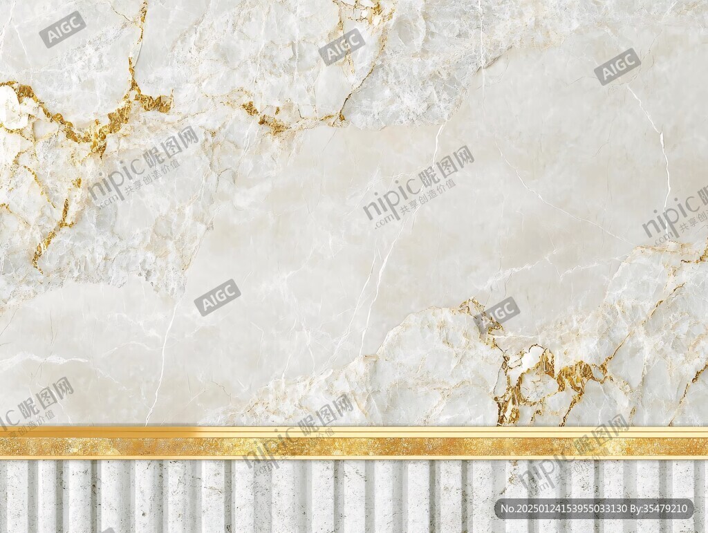 金色大理石對拼背景