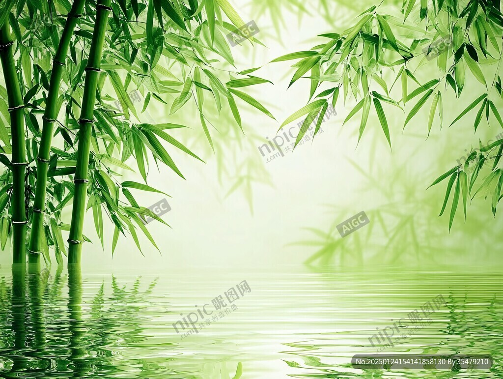唯美竹影竹韻
