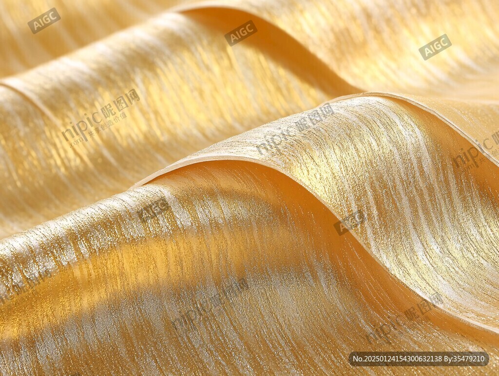 金黃色絲綢