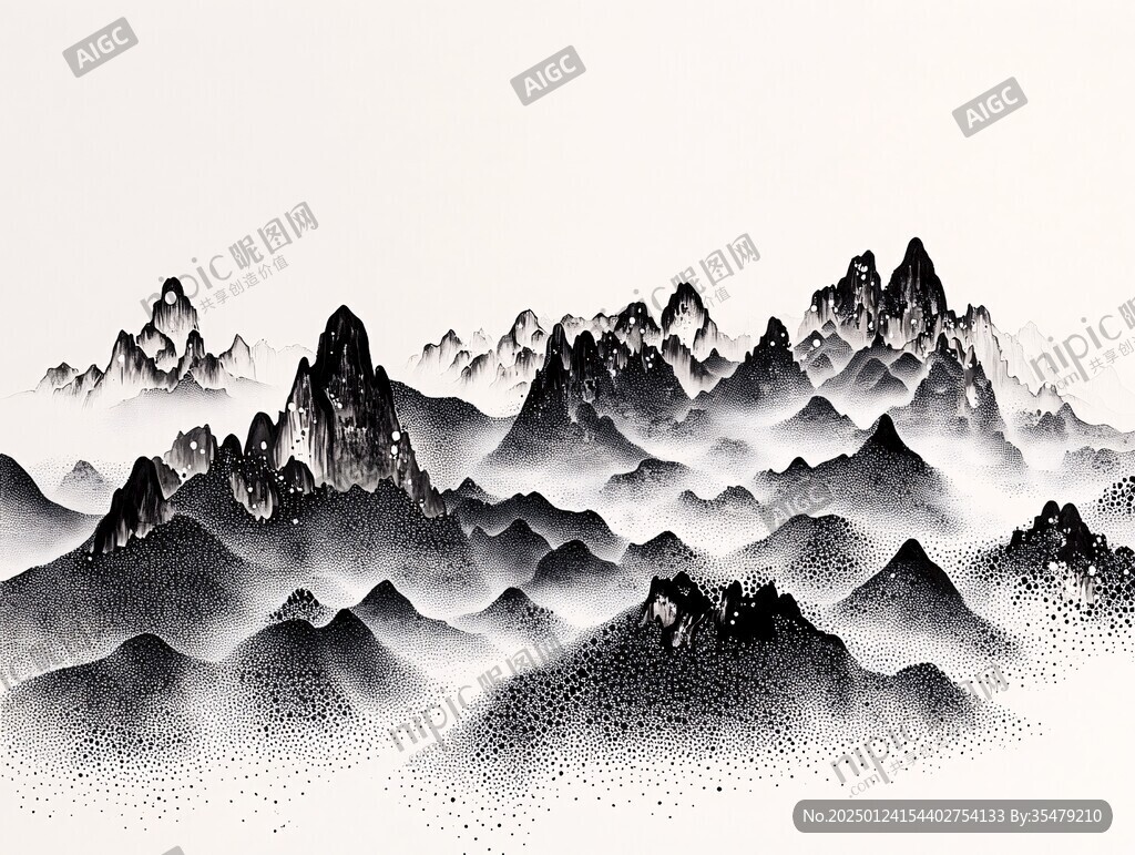 新中式山