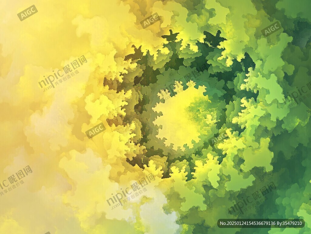 黃綠色抽象背景