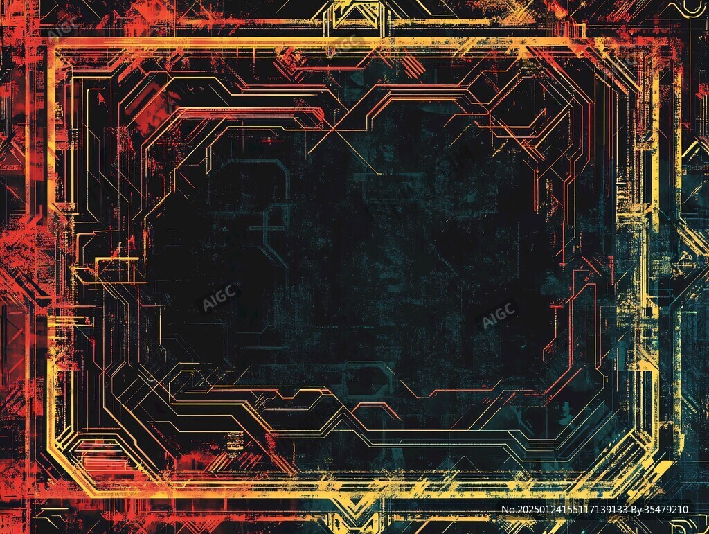 科幻電路背景