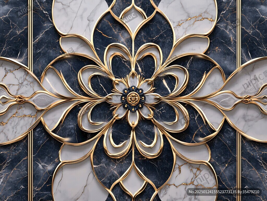 3d立體金屬花紋