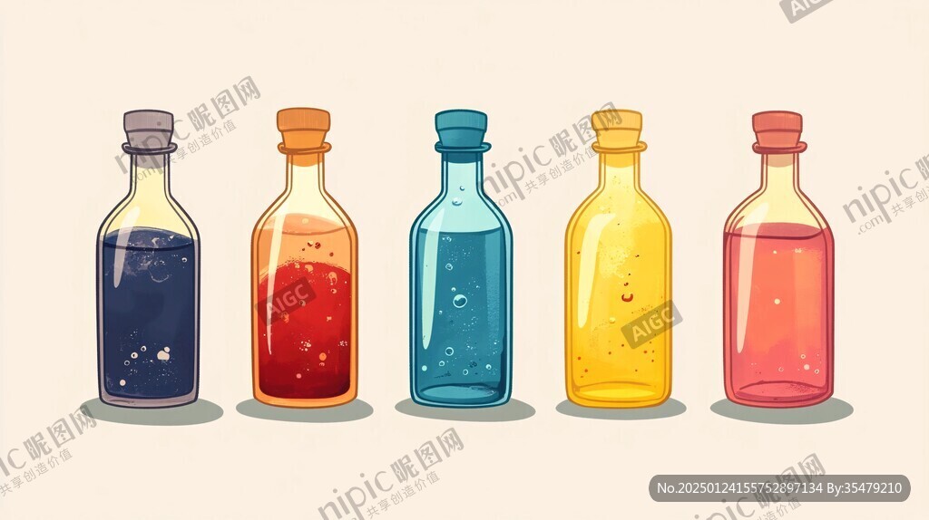 調(diào)料瓶插畫