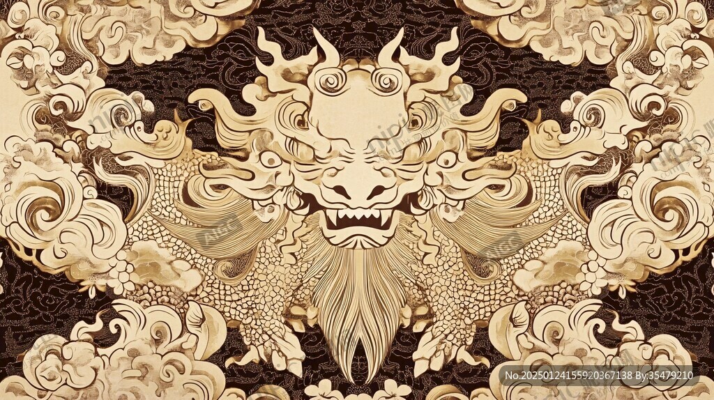 龍包裝插畫