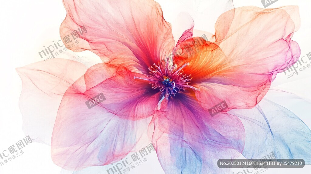 漸變風(fēng)花朵
