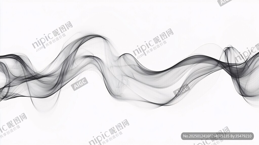 唯美煙墨線條