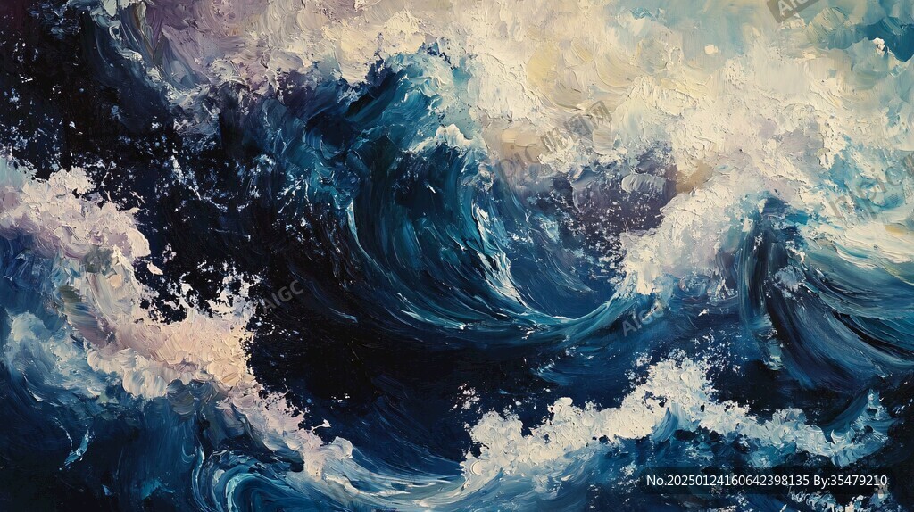 海洋流體畫