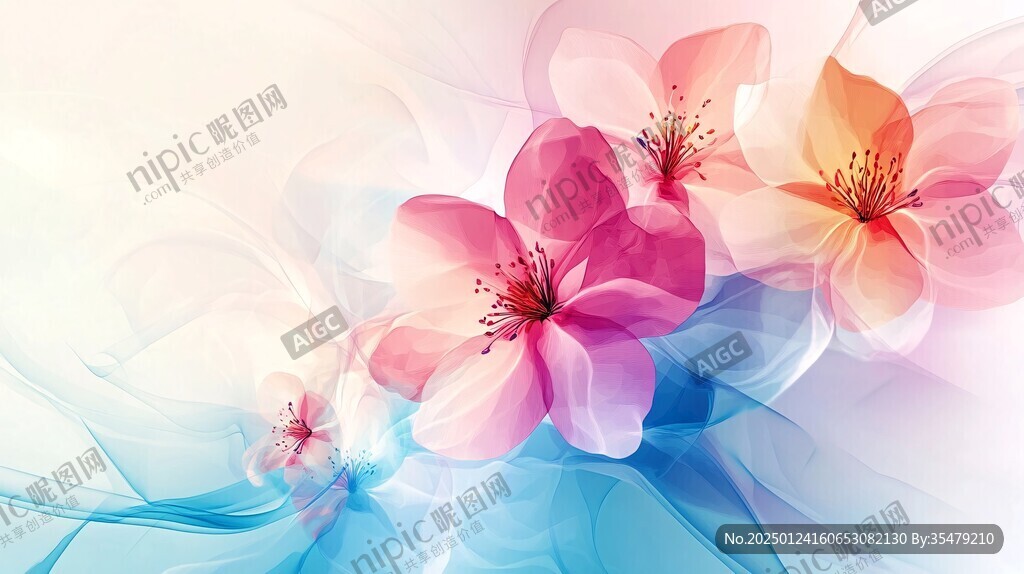 炫彩花朵壁紙