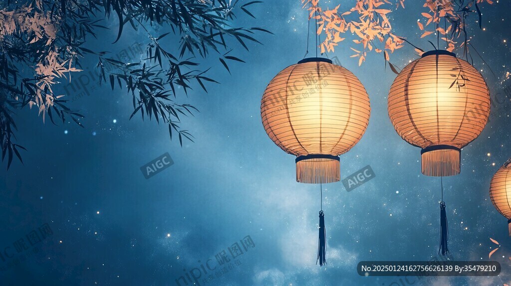 高清唯美節(jié)日燈籠