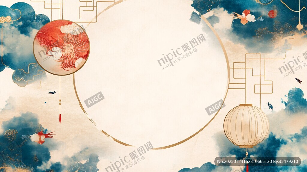 中秋素雅背景