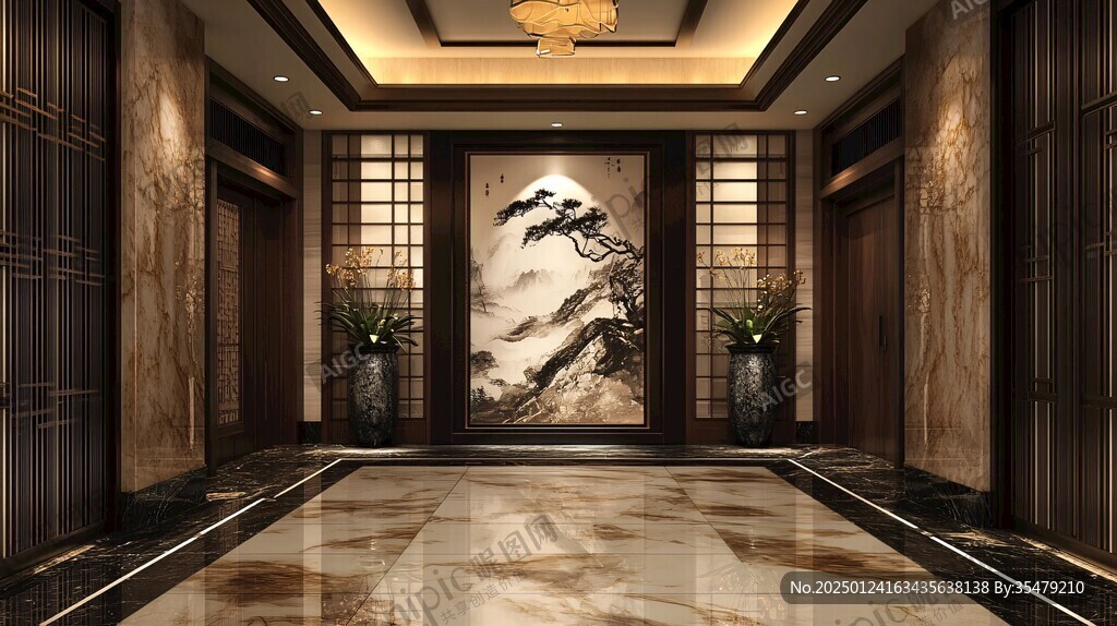 會(huì)所電梯間