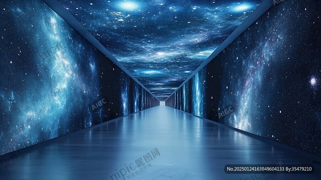 led屏幕走廊