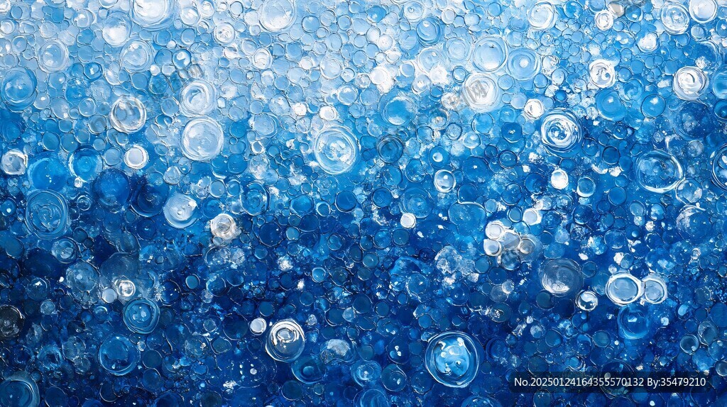 藍(lán)色水泡高清背景圖