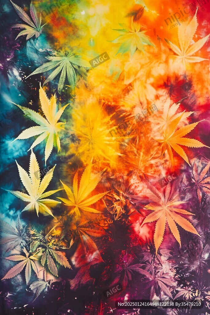 夢(mèng)幻油畫楓葉圖案