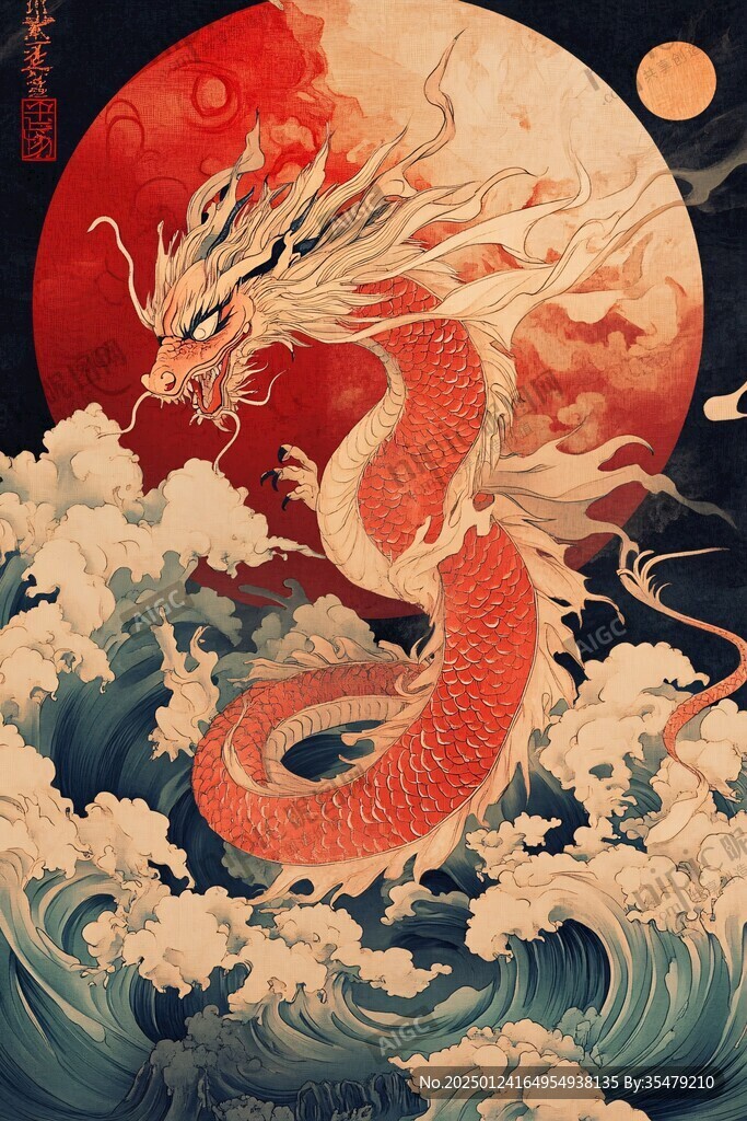 龍年系列插畫