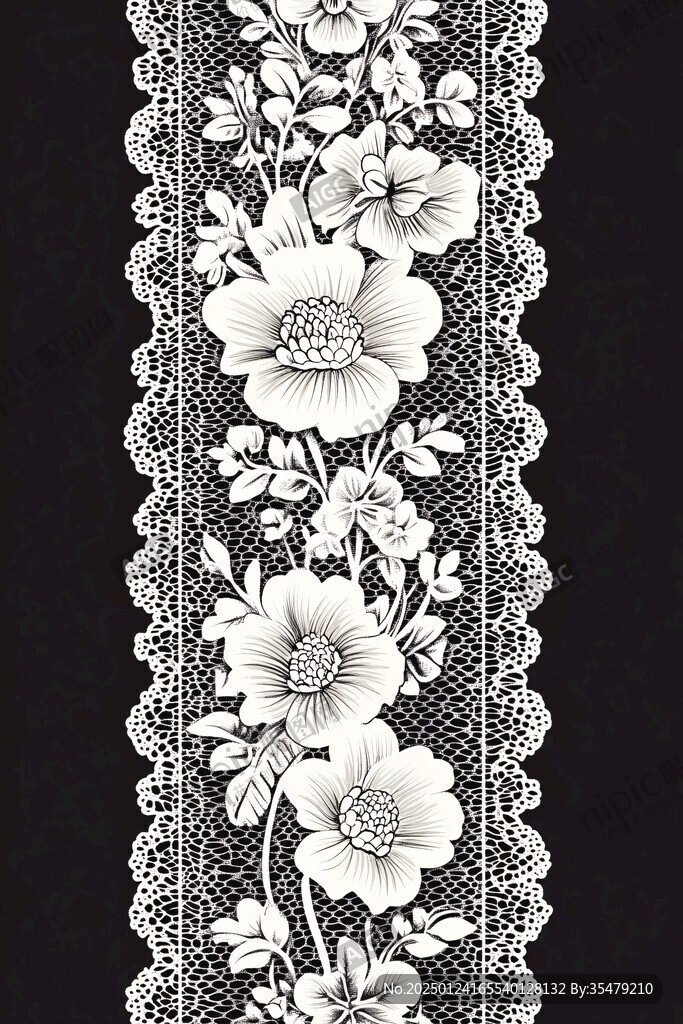 刺繡花腰線
