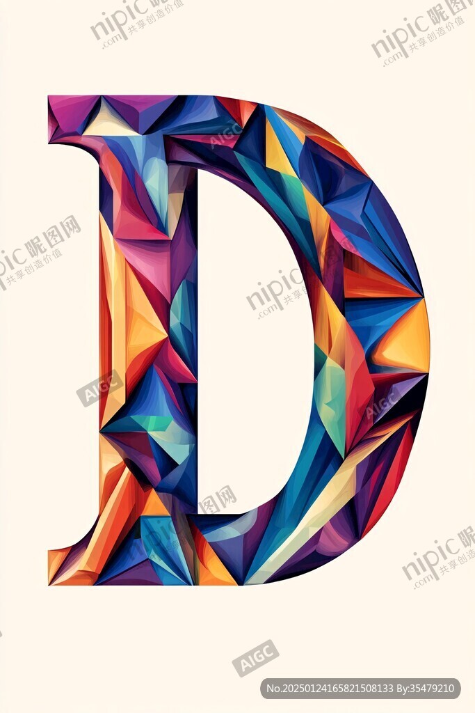 創意d字
