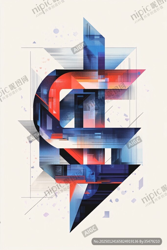 線條字z海報