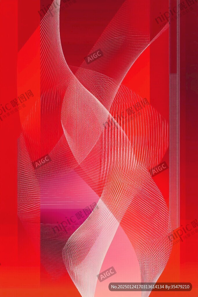 質(zhì)感紅色線條