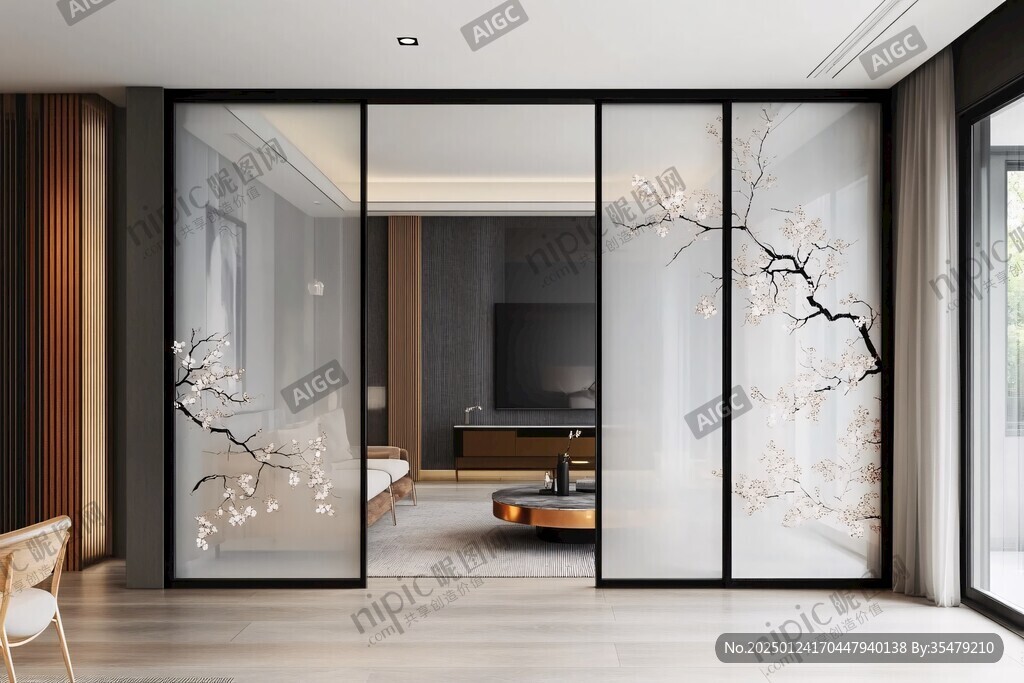 極簡(jiǎn)玻璃移門(mén)