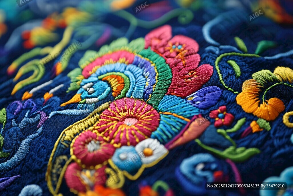 繡花鳳凰