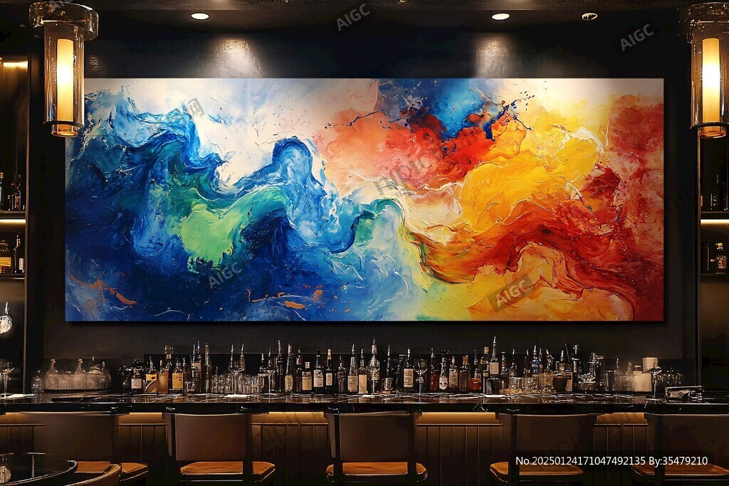 餐廳酒店賓館抽象畫