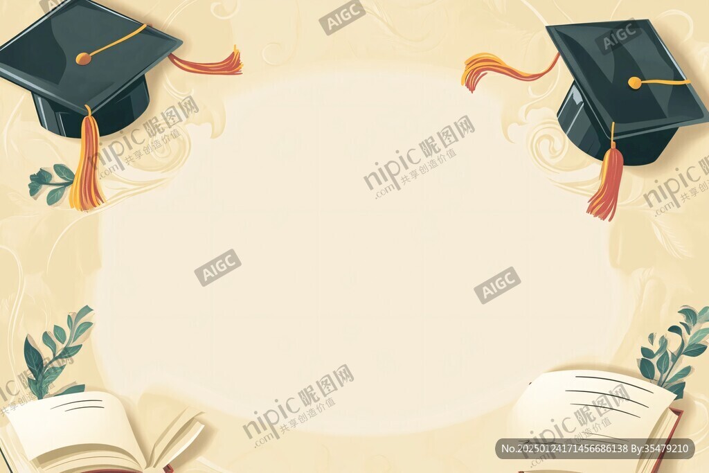 畢業(yè)季畢業(yè)典禮背景