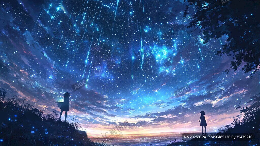 唯美流星雨