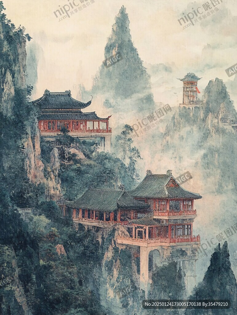 樓閣仙山