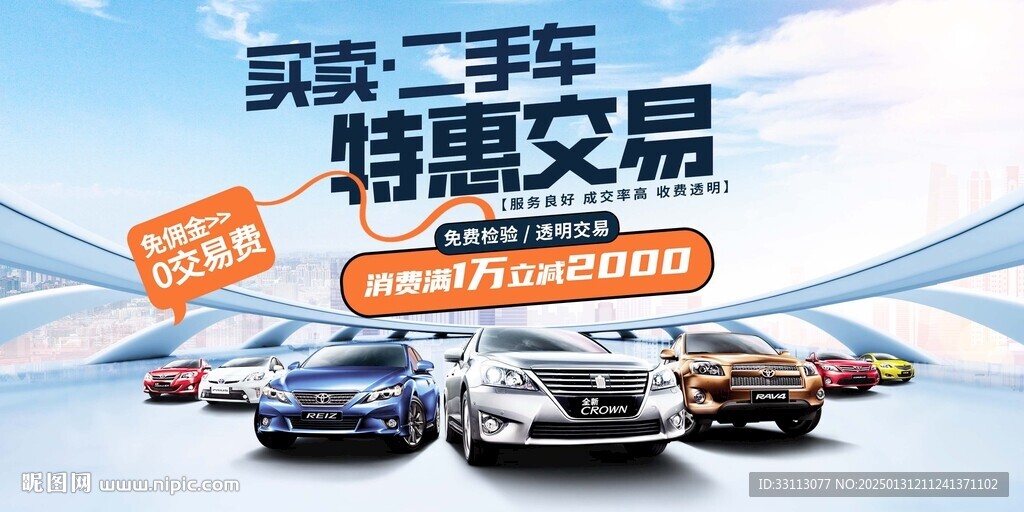 二手車海報