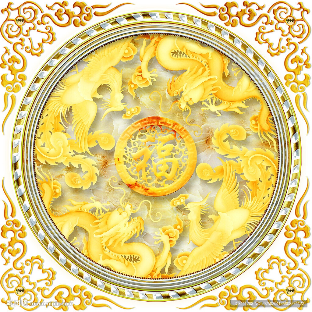 歐式古典花紋